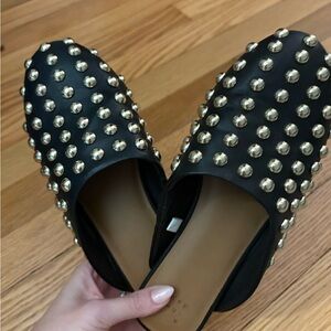 Studded Black Mules - A New Day, size 8!